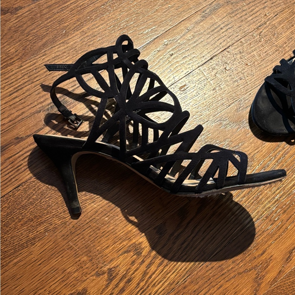 Vince Camuto Elegant Black Strappy Heels